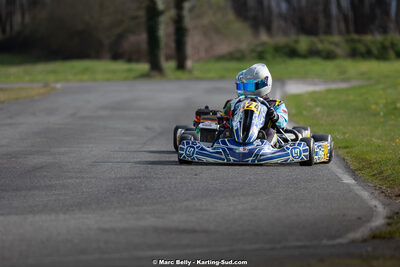 08/03/2026 : 1ère manche de l’Atlantic Trophée à Lescar (photos Marc Belly) 2026 — karting