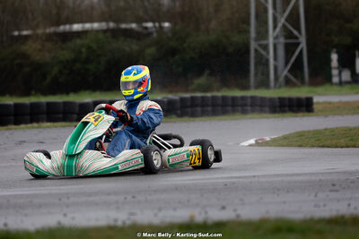 08/03/2026 : 1ère manche de l’Atlantic Trophée à Lescar (photos Marc Belly) 2026 — karting
