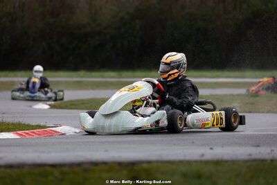 08/03/2026 : 1ère manche de l’Atlantic Trophée à Lescar (photos Marc Belly) 2026 — karting