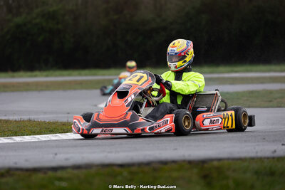 08/03/2026 : 1ère manche de l’Atlantic Trophée à Lescar (photos Marc Belly) 2026 — karting