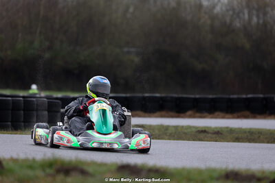 08/03/2026 : 1ère manche de l’Atlantic Trophée à Lescar (photos Marc Belly) 2026 — karting