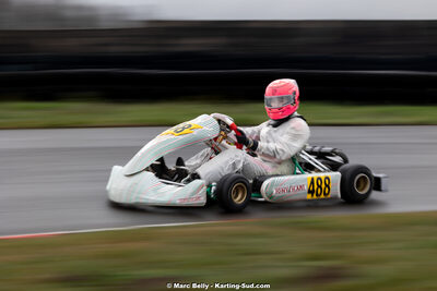 08/03/2026 : 1ère manche de l’Atlantic Trophée à Lescar (photos Marc Belly) 2026 — karting