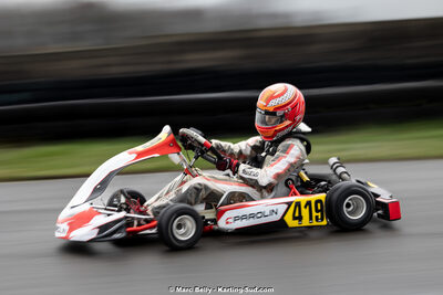 08/03/2026 : 1ère manche de l’Atlantic Trophée à Lescar (photos Marc Belly) 2026 — karting