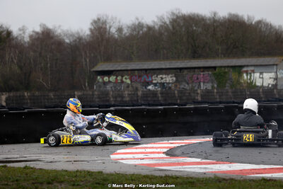 08/03/2026 : 1ère manche de l’Atlantic Trophée à Lescar (photos Marc Belly) 2026 — karting