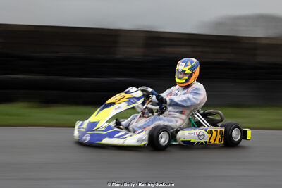 08/03/2026 : 1ère manche de l’Atlantic Trophée à Lescar (photos Marc Belly) 2026 — karting