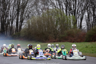 08/03/2026 : 1ère manche de l’Atlantic Trophée à Lescar (photos Marc Belly) 2026 — karting