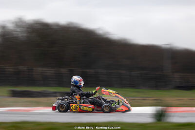 08/03/2026 : 1ère manche de l’Atlantic Trophée à Lescar (photos Marc Belly) 2026 — karting