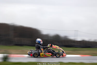08/03/2026 : 1ère manche de l’Atlantic Trophée à Lescar (photos Marc Belly) 2026 — karting