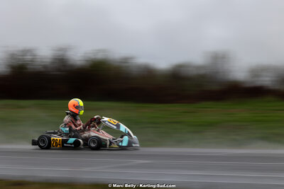 08/03/2026 : 1ère manche de l’Atlantic Trophée à Lescar (photos Marc Belly) 2026 — karting
