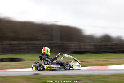 08/03/2026 : 1ère manche de l’Atlantic Trophée à Lescar (photos Marc Belly) 2026 — karting