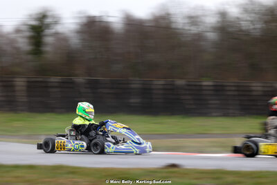 08/03/2026 : 1ère manche de l’Atlantic Trophée à Lescar (photos Marc Belly) 2026 — karting
