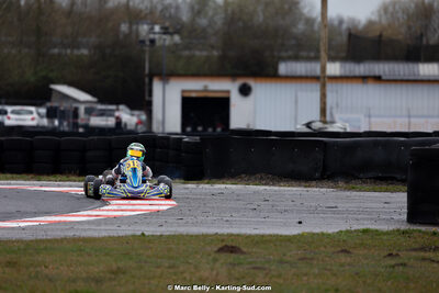 08/03/2026 : 1ère manche de l’Atlantic Trophée à Lescar (photos Marc Belly) 2026 — karting