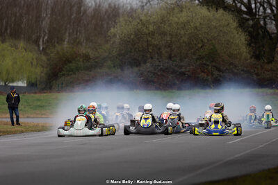 08/03/2026 : 1ère manche de l’Atlantic Trophée à Lescar (photos Marc Belly) 2026 — karting