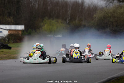 08/03/2026 : 1ère manche de l’Atlantic Trophée à Lescar (photos Marc Belly) 2026 — karting