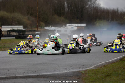 08/03/2026 : 1ère manche de l’Atlantic Trophée à Lescar (photos Marc Belly) 2026 — karting