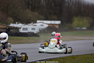 08/03/2026 : 1ère manche de l’Atlantic Trophée à Lescar (photos Marc Belly) 2026 — karting