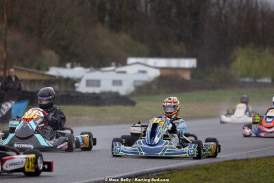 08/03/2026 : 1ère manche de l’Atlantic Trophée à Lescar (photos Marc Belly) 2026 — karting