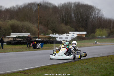 08/03/2026 : 1ère manche de l’Atlantic Trophée à Lescar (photos Marc Belly) 2026 — karting