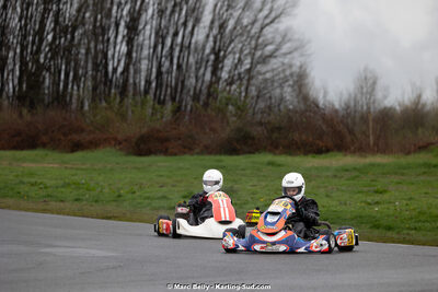 08/03/2026 : 1ère manche de l’Atlantic Trophée à Lescar (photos Marc Belly) 2026 — karting