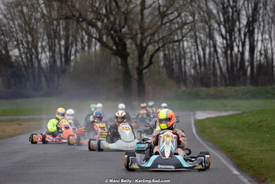 08/03/2026 : 1ère manche de l’Atlantic Trophée à Lescar (photos Marc Belly) 2026 — karting