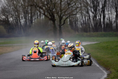 08/03/2026 : 1ère manche de l’Atlantic Trophée à Lescar (photos Marc Belly) 2026 — karting