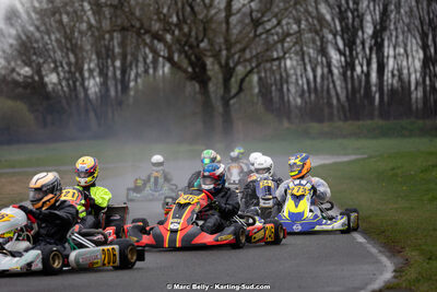 08/03/2026 : 1ère manche de l’Atlantic Trophée à Lescar (photos Marc Belly) 2026 — karting