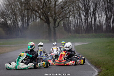 08/03/2026 : 1ère manche de l’Atlantic Trophée à Lescar (photos Marc Belly) 2026 — karting