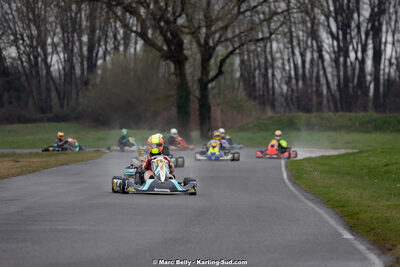 08/03/2026 : 1ère manche de l’Atlantic Trophée à Lescar (photos Marc Belly) 2026 — karting