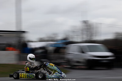 08/03/2026 : 1ère manche de l’Atlantic Trophée à Lescar (photos Marc Belly) 2026 — karting