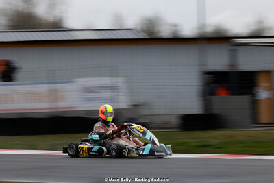 08/03/2026 : 1ère manche de l’Atlantic Trophée à Lescar (photos Marc Belly) 2026 — karting