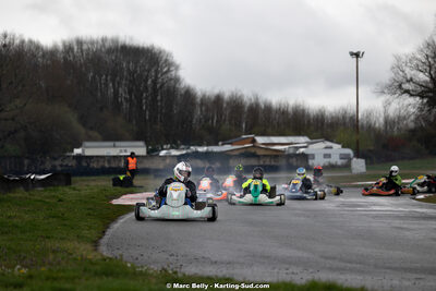 08/03/2026 : 1ère manche de l’Atlantic Trophée à Lescar (photos Marc Belly) 2026 — karting