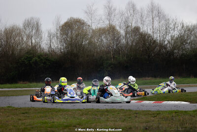 08/03/2026 : 1ère manche de l’Atlantic Trophée à Lescar (photos Marc Belly) 2026 — karting