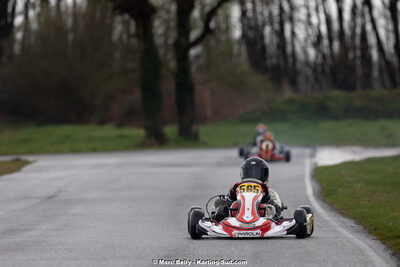 08/03/2026 : 1ère manche de l’Atlantic Trophée à Lescar (photos Marc Belly) 2026 — karting