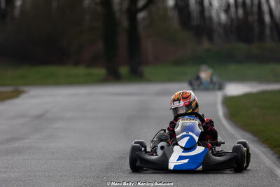 08/03/2026 : 1ère manche de l’Atlantic Trophée à Lescar (photos Marc Belly) 2026 — karting
