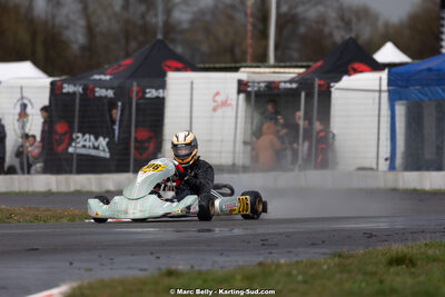 08/03/2026 : 1ère manche de l’Atlantic Trophée à Lescar (photos Marc Belly) 2026 — karting
