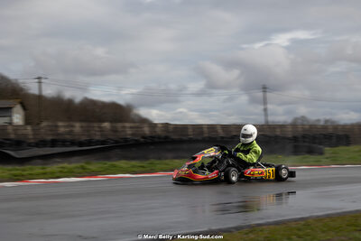 08/03/2026 : 1ère manche de l’Atlantic Trophée à Lescar (photos Marc Belly) 2026 — karting