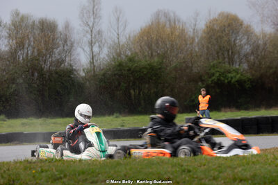 08/03/2026 : 1ère manche de l’Atlantic Trophée à Lescar (photos Marc Belly) 2026 — karting
