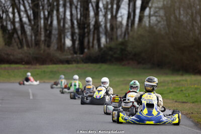 08/03/2026 : 1ère manche de l’Atlantic Trophée à Lescar (photos Marc Belly) 2026 — karting