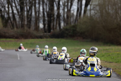 08/03/2026 : 1ère manche de l’Atlantic Trophée à Lescar (photos Marc Belly) 2026 — karting