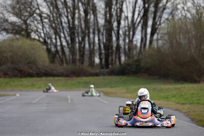 08/03/2026 : 1ère manche de l’Atlantic Trophée à Lescar (photos Marc Belly) 2026 — karting