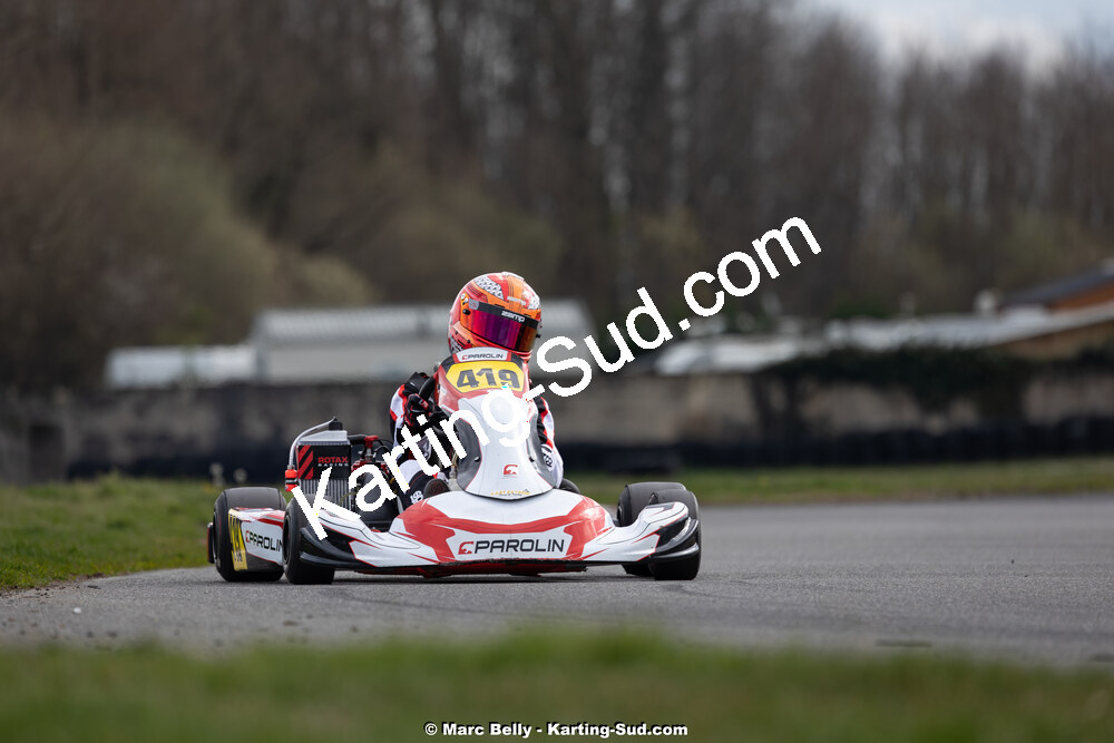 08/03/2026 : 1ère manche de l’Atlantic Trophée à Lescar (photos Marc Belly) 2026 — karting