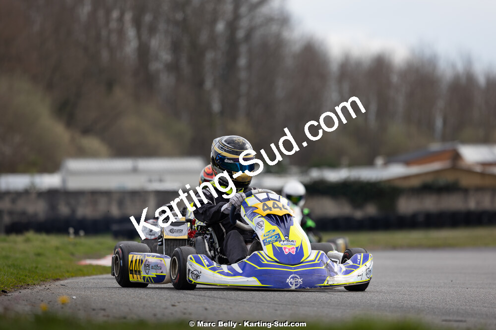 08/03/2026 : 1ère manche de l’Atlantic Trophée à Lescar (photos Marc Belly) 2026 — karting