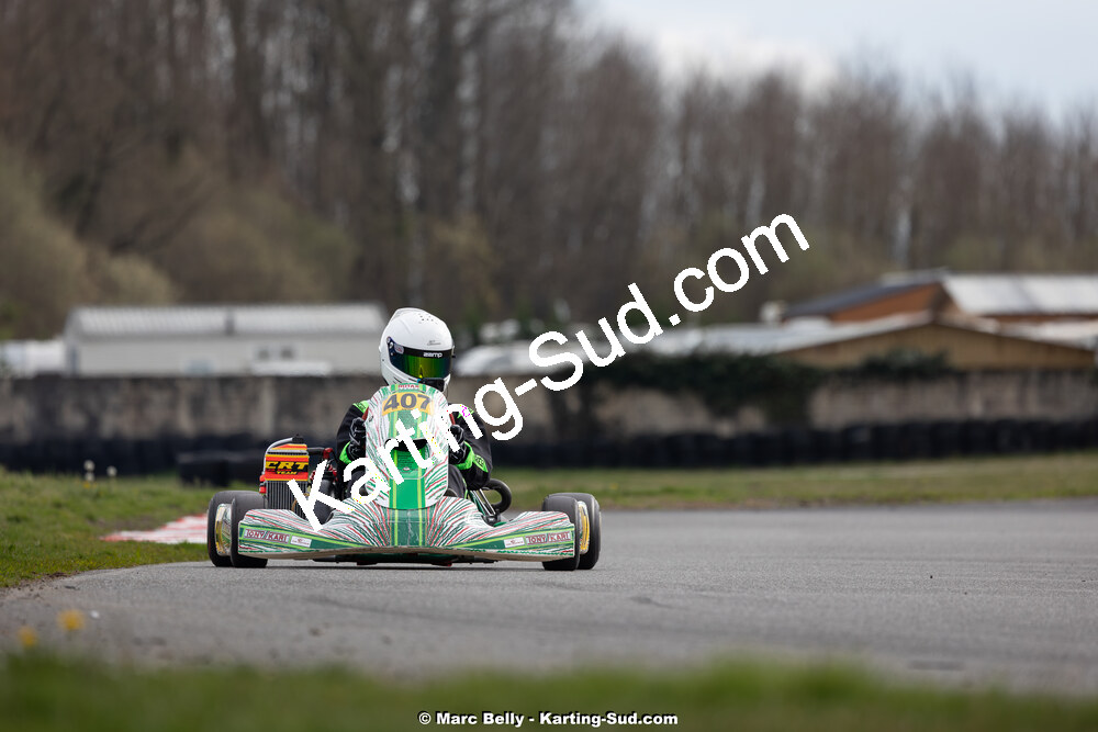08/03/2026 : 1ère manche de l’Atlantic Trophée à Lescar (photos Marc Belly) 2026 — karting