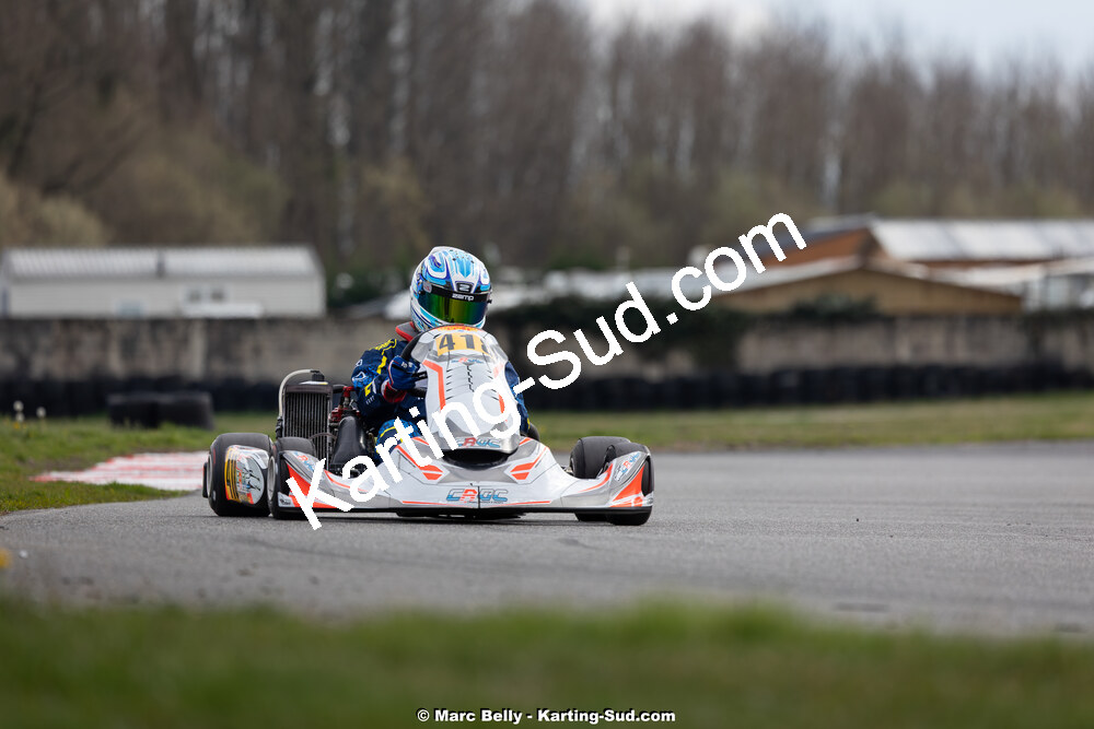 08/03/2026 : 1ère manche de l’Atlantic Trophée à Lescar (photos Marc Belly) 2026 — karting