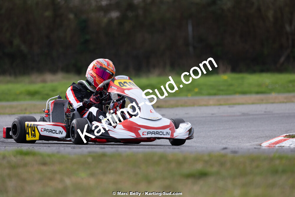 08/03/2026 : 1ère manche de l’Atlantic Trophée à Lescar (photos Marc Belly) 2026 — karting