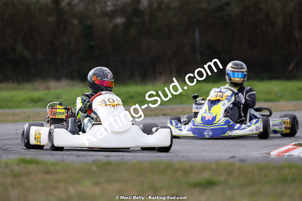 08/03/2026 : 1ère manche de l’Atlantic Trophée à Lescar (photos Marc Belly) 2026 — karting