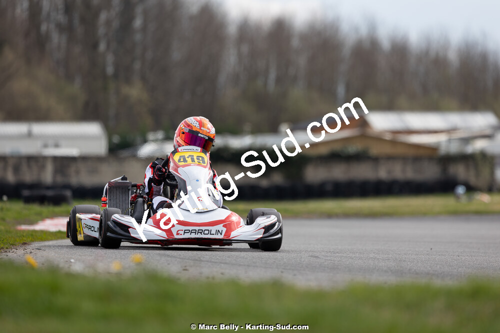 08/03/2026 : 1ère manche de l’Atlantic Trophée à Lescar (photos Marc Belly) 2026 — karting