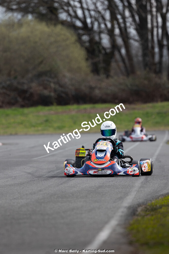 08/03/2026 : 1ère manche de l’Atlantic Trophée à Lescar (photos Marc Belly) 2026 — karting