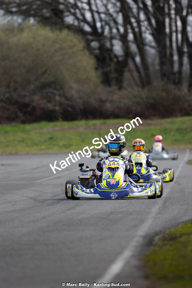 08/03/2026 : 1ère manche de l’Atlantic Trophée à Lescar (photos Marc Belly) 2026 — karting