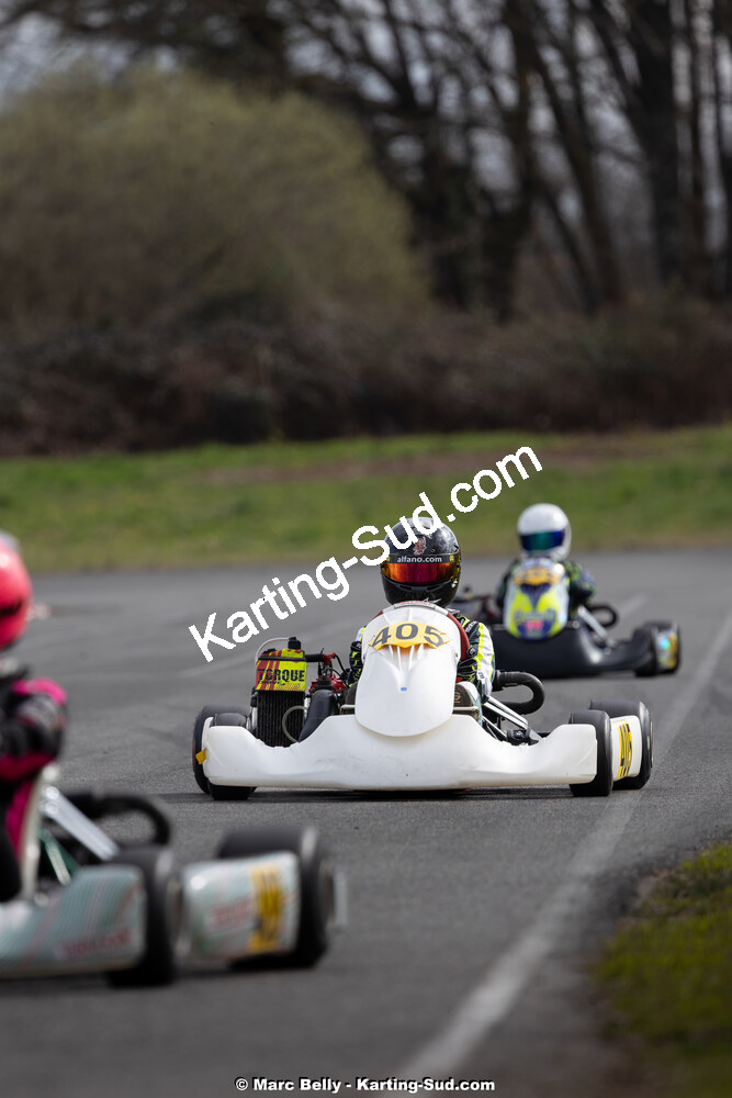 08/03/2026 : 1ère manche de l’Atlantic Trophée à Lescar (photos Marc Belly) 2026 — karting
